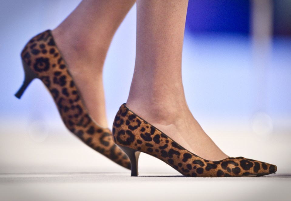Theresa May shoes