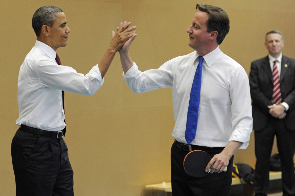 Barack Obama and David Cameron
