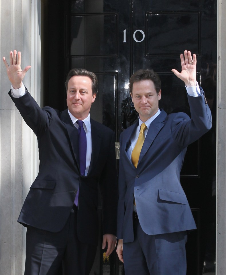 David Cameron and Nick Clegg