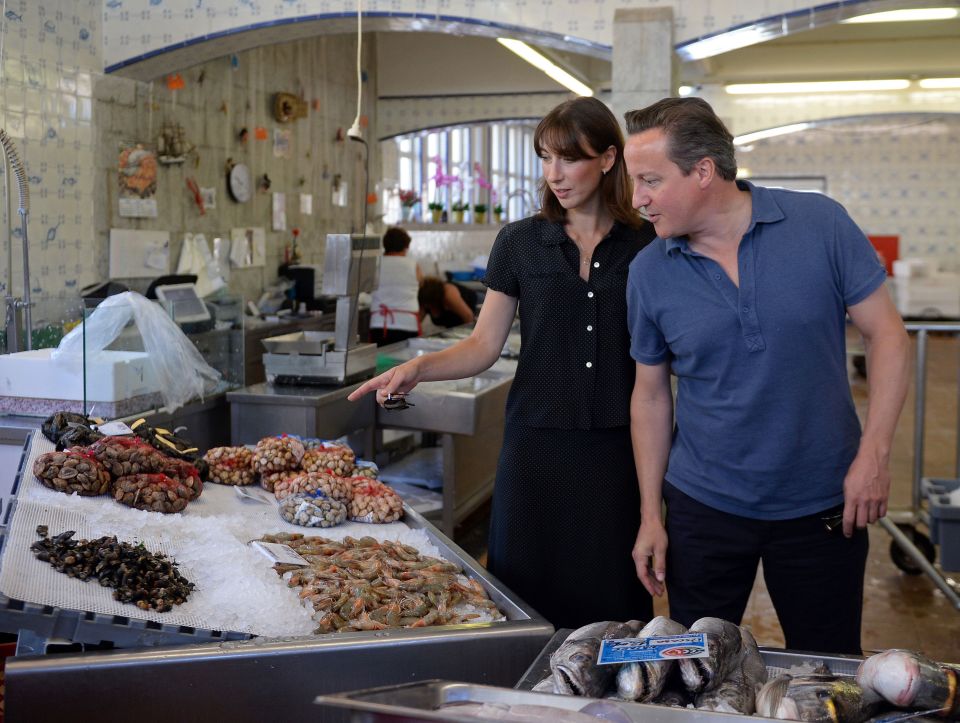 David Cameron and Samantha Cameron