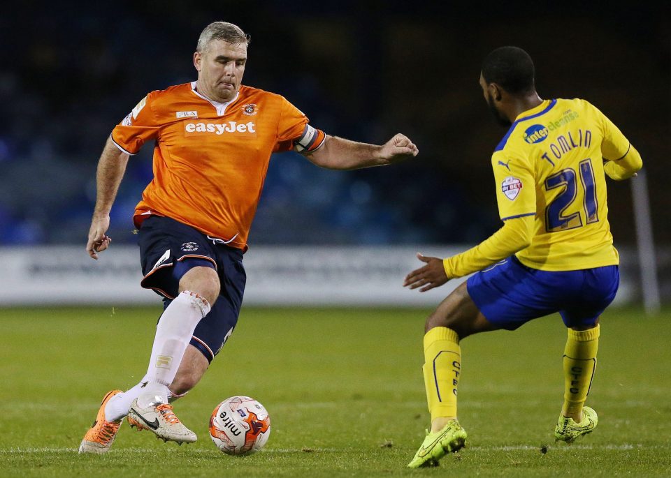 Luton Town skipper Phil McNulty is in shape despite his large frame