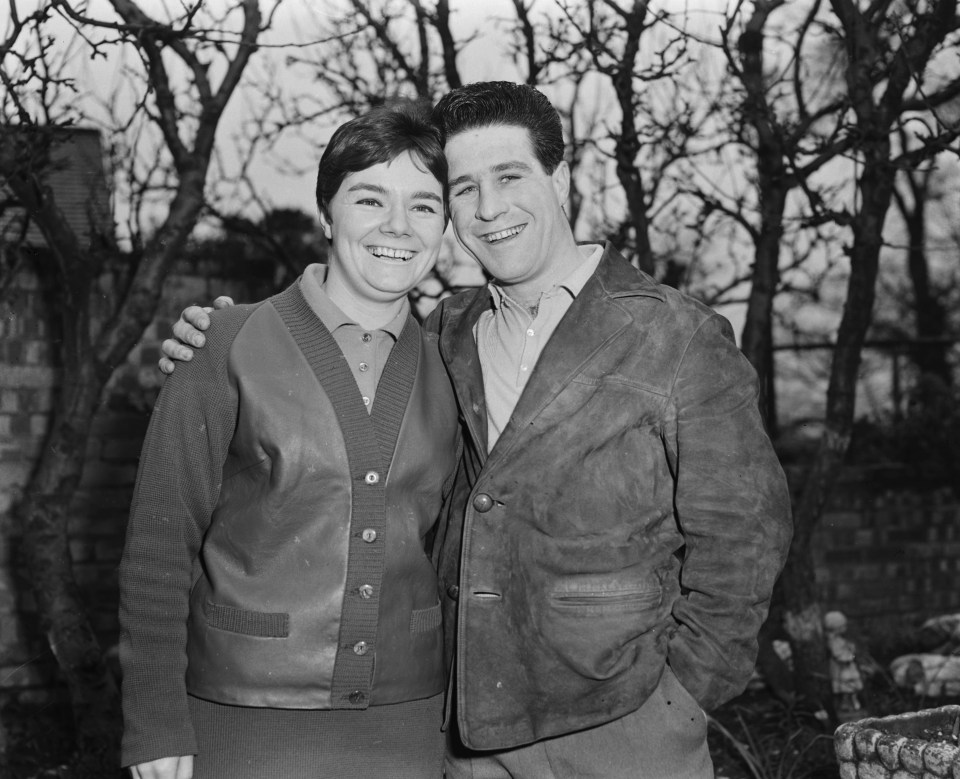 David and Jean pictured together in February 1960