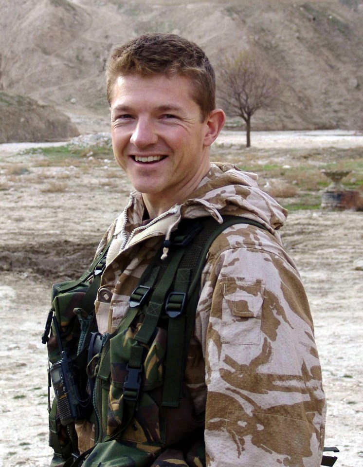 Major Matthew Bacon, from Walton in Surrey, who was killed in was killed in Iraq in 2005