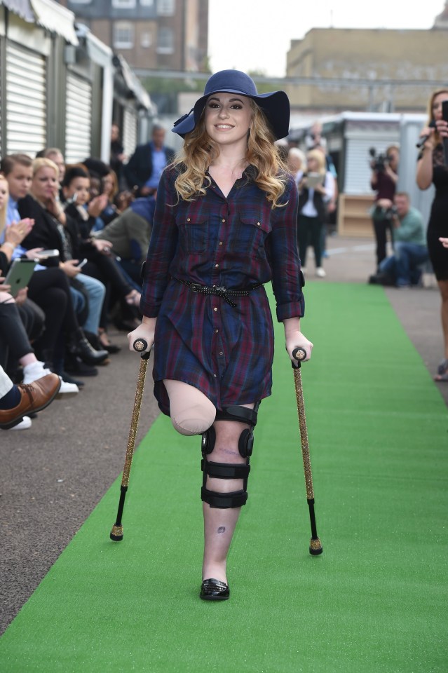 In October last year she appeared on the runway for the Models Of Diversity catwalk show at Shepherd's Bush Market in London
