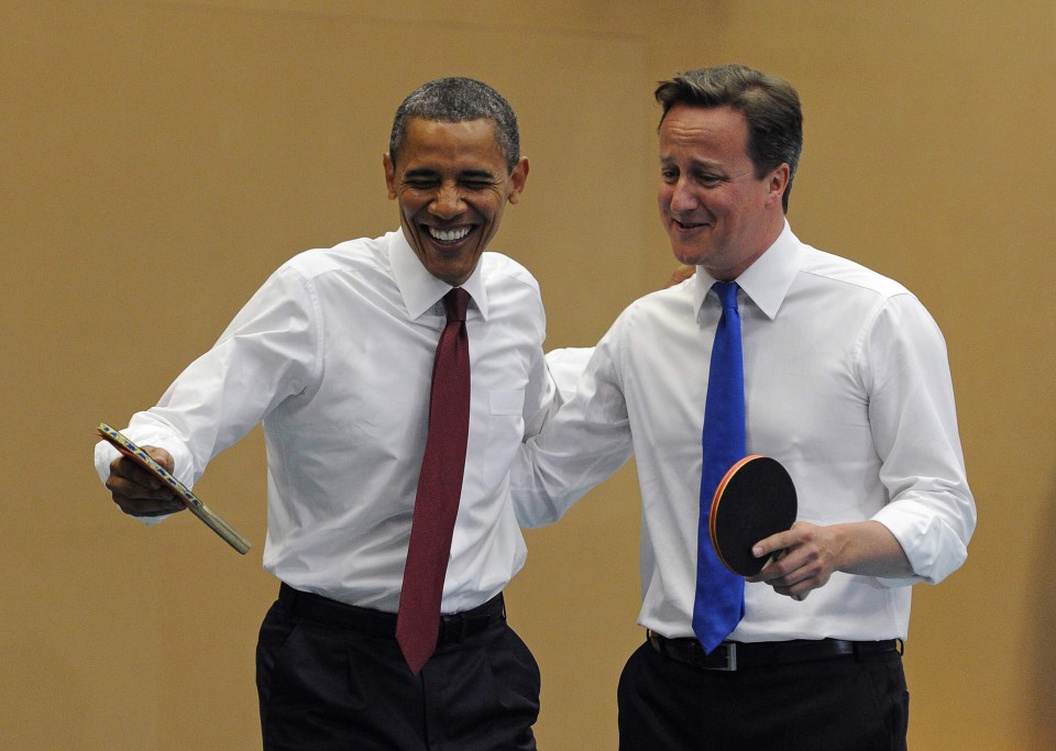 Barack Obama and David Cameron