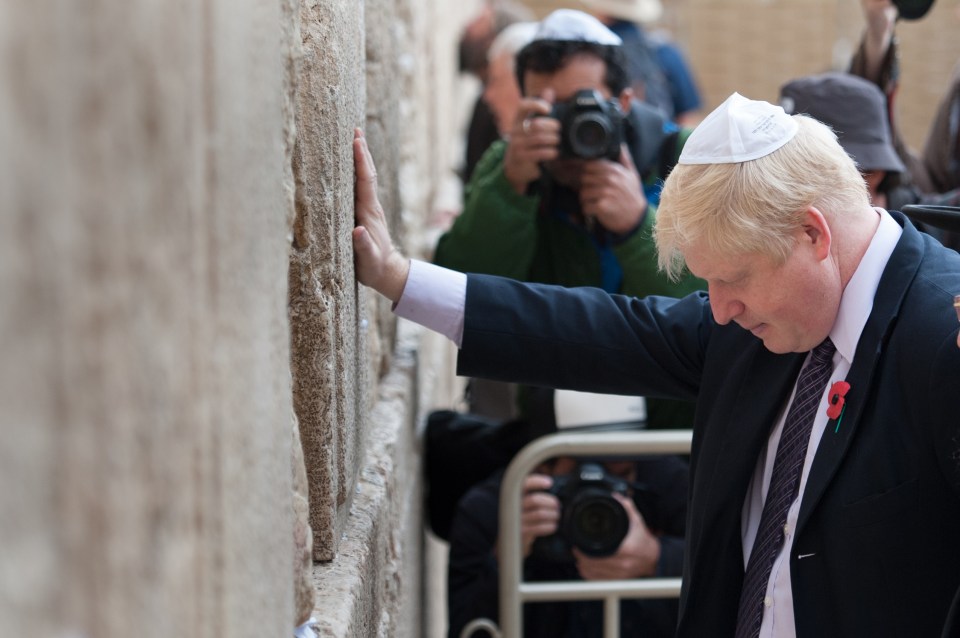 Boris Johnson visit to Israel 