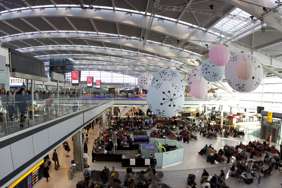 Police accosted Susan at Heathrow Airport