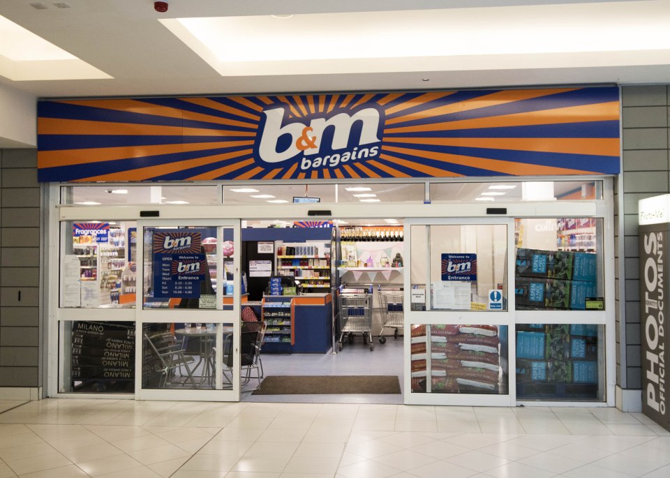 Popular store B&M has more than 500 shops all over the UK