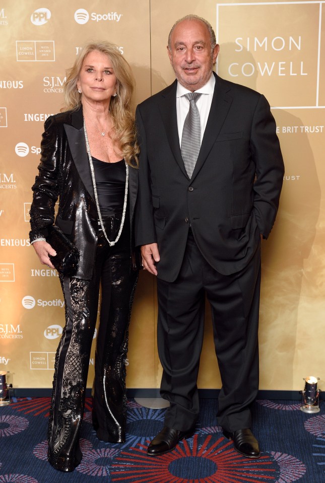 Sir Phillip and Tina Green