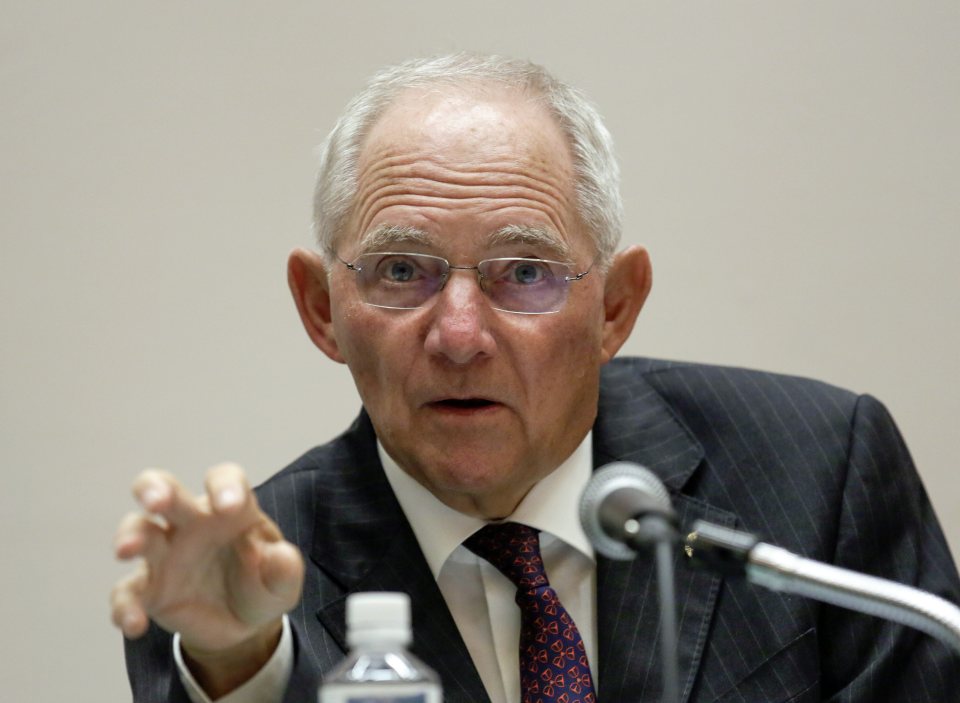 German finance minister Wolfgang Schäuble told us that “out is out” but now says Osborne told him to say so