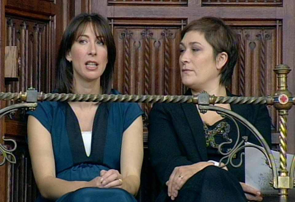 Samantha Cameron has vowed not to forgive Michael Gove and wife Sarah Vine (right) in the wake of her husband's resignation as Prime Minister