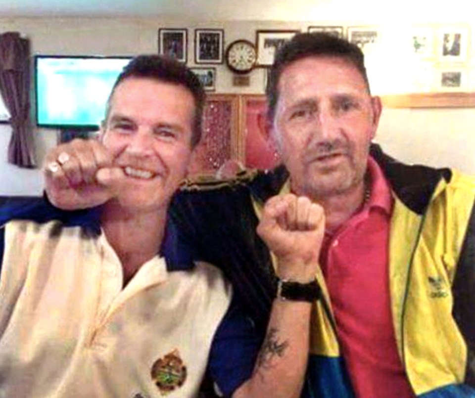 Victims: Stanley Wrightman and Colin Lindsay were brutally killed with a samurai sword