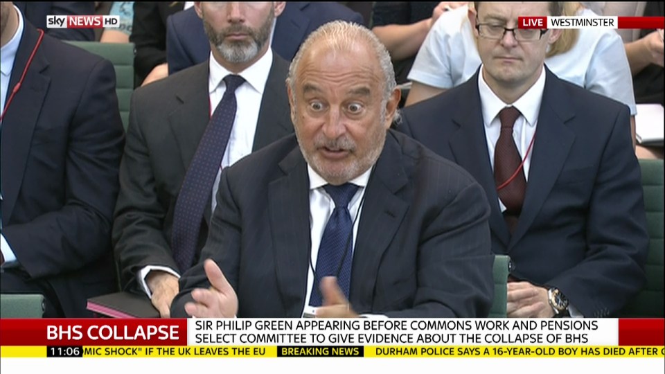 At BHS the buck stopped with Sir Philip Green...he should recapitalise the pension scheme or lose his Knighthood