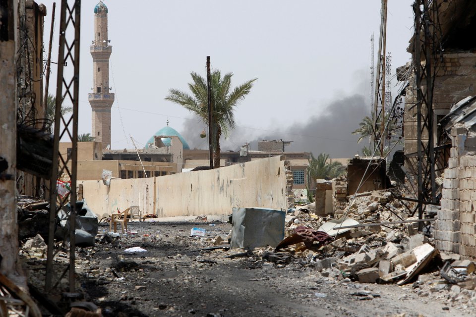 Fallujah has been left a ruined shell after being torn apart by coalition airstrikes and firefights in the streets