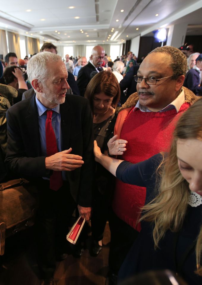 Jeremy Corbyn and Marc Wadsworth