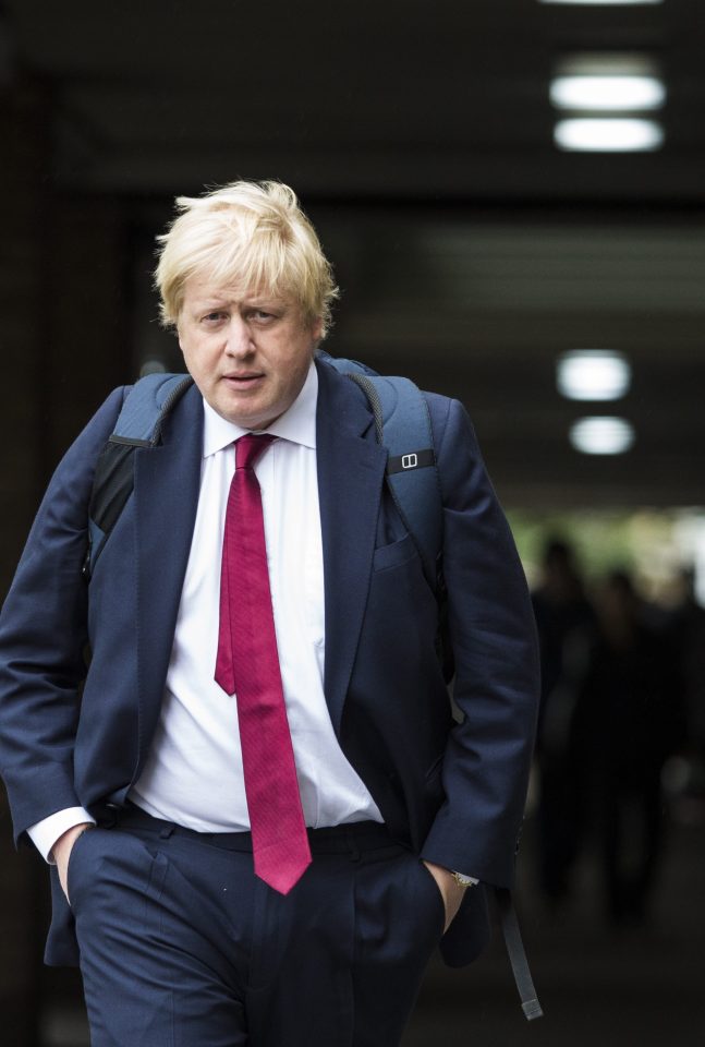 Protest Takes Place At The Home Of Boris Johnson