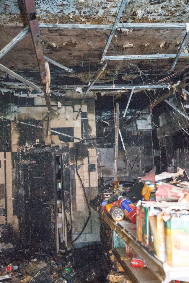 Kashmir Meat & Poultry was left badly damaged by the horrific incident and police are now appealing for help to identify the arsonist