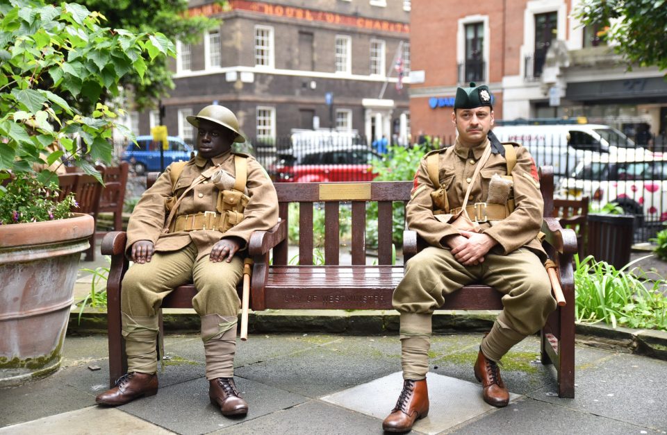 'We Are Here' Battle of the Somme performance touched the hearts of many commuters