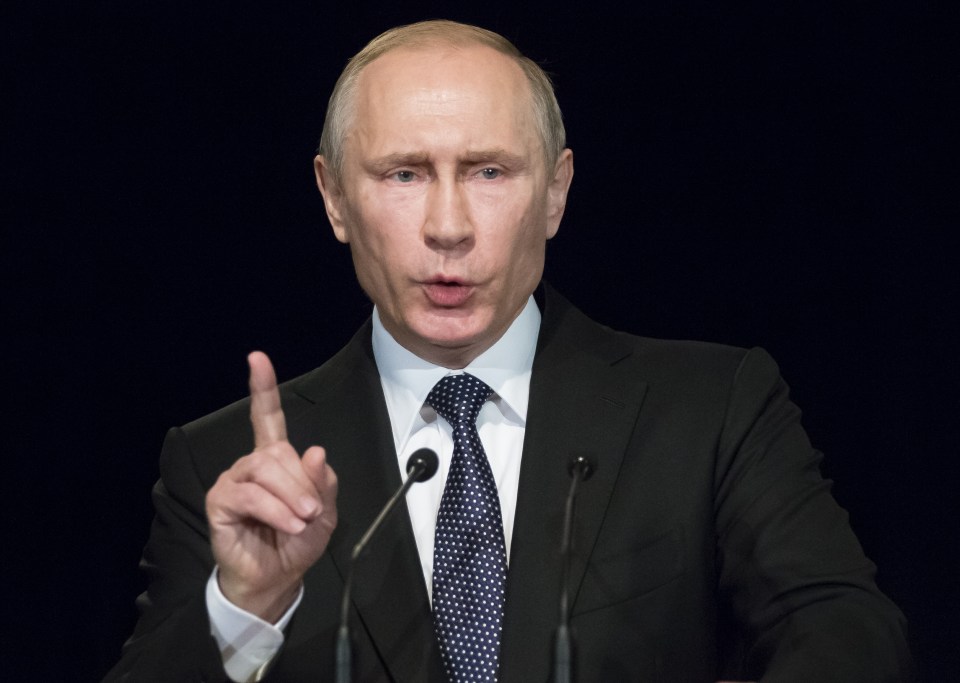 Russian president Vladimir Putin