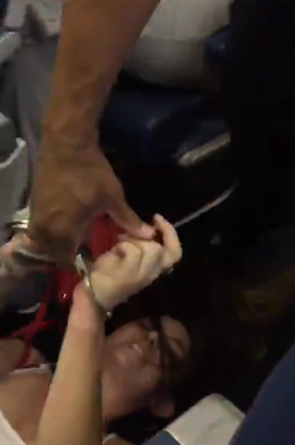 Drunk plane girl