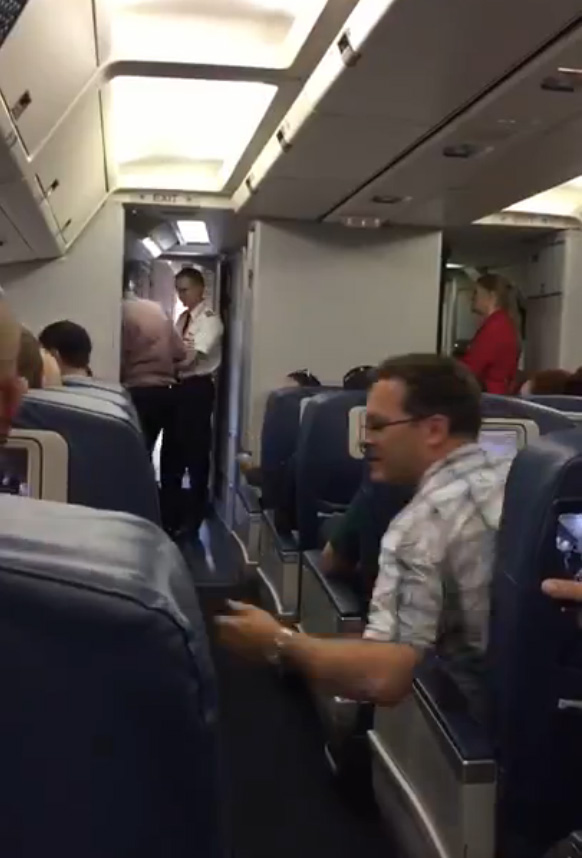 drunk plane girl