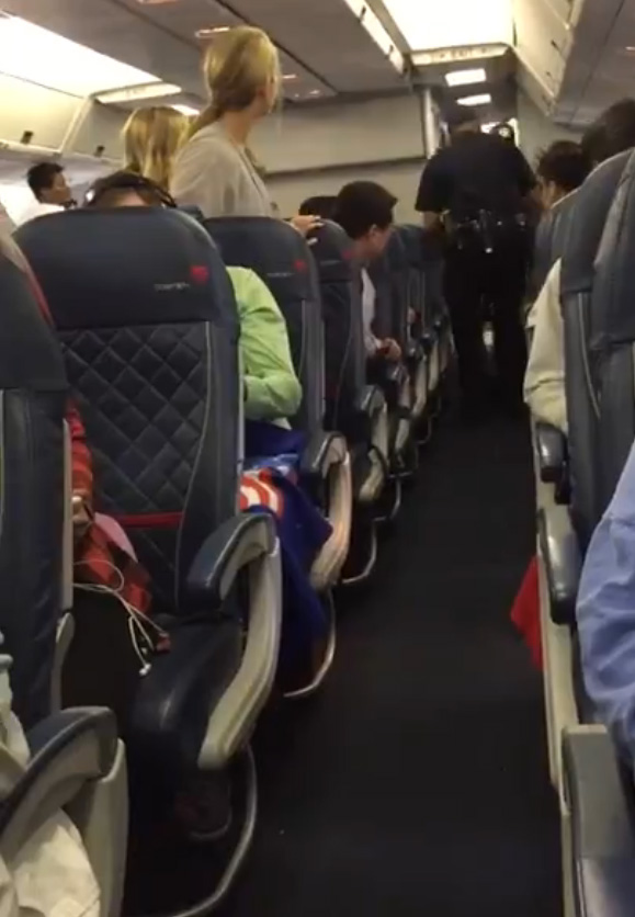 Drunk plane girl