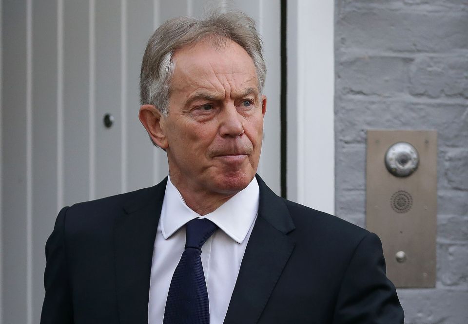Former British Prime Minister Tony Blair