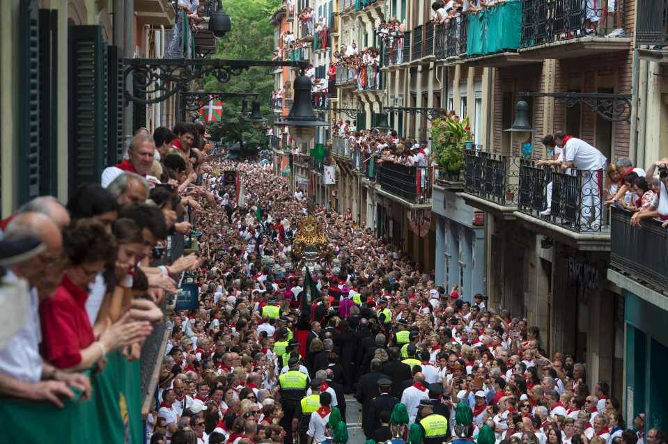 Most people are injured from falling over in the rush to escape the charging bulls