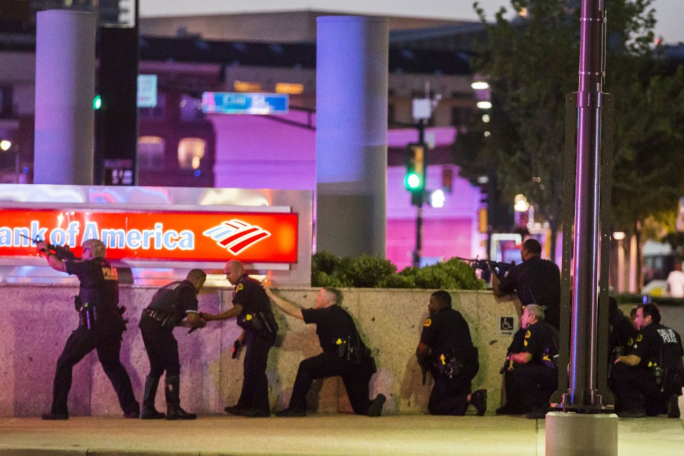 Dallas Police respond after shots were fired 