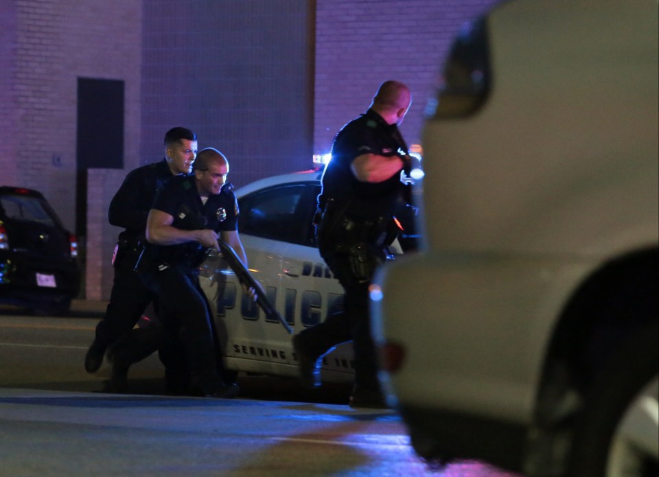 Four police have been killed by snipers at a Black Lives Matter rally in Dallas, Texas 