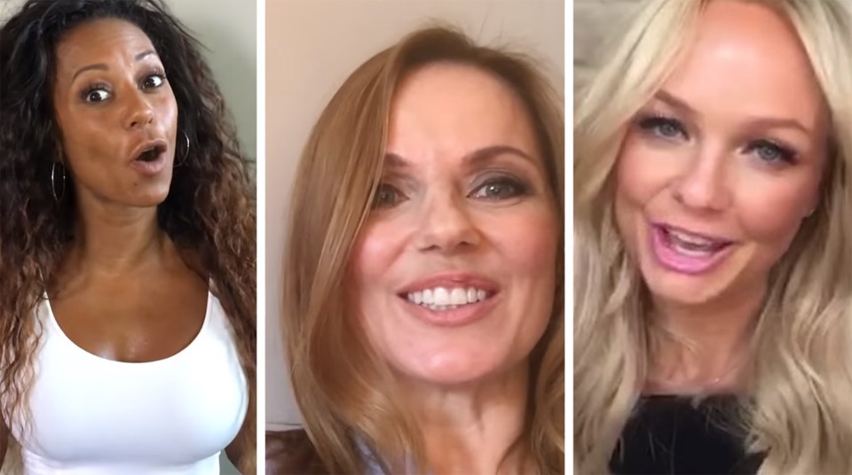 Spice Girls GEM... the three girls announced their reunion on Instagram video