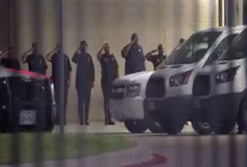 Police officers paid a heart-wrenching tribute to their killed colleagues as the full scale of last night's attack became apparent