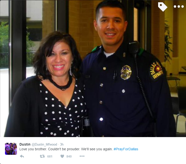 Dead officer Patrick Zamarripa has been the second man killed in the Dallas shootings