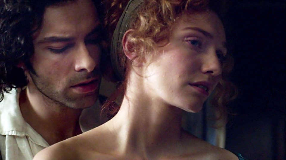Aidan Turner and Eleanor Tomlinson