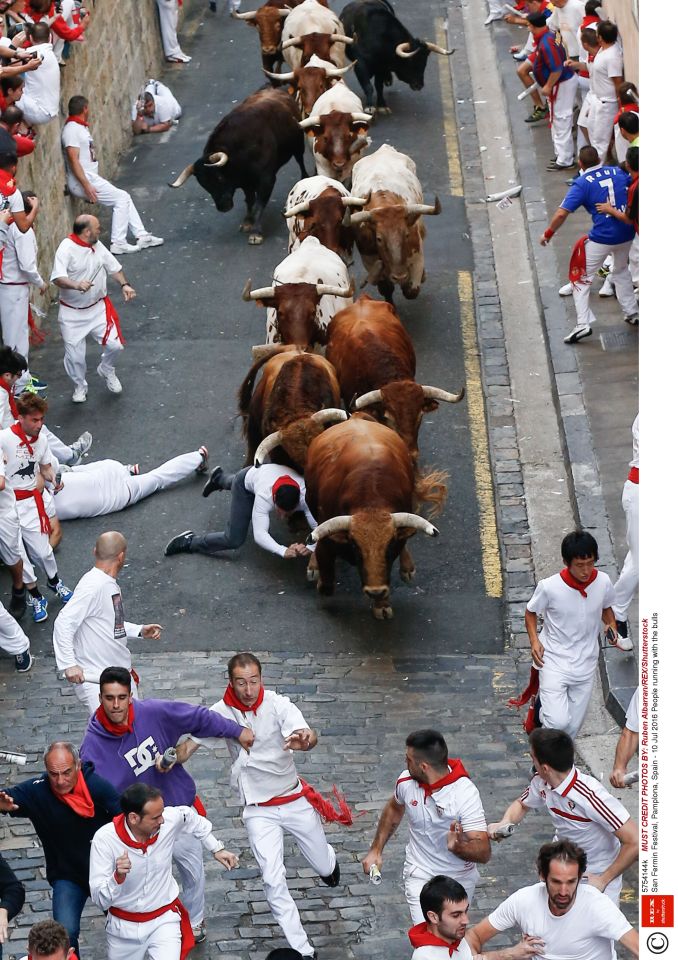 San Fermin Festival, Pamplona, Spain - 10 Jul 2016