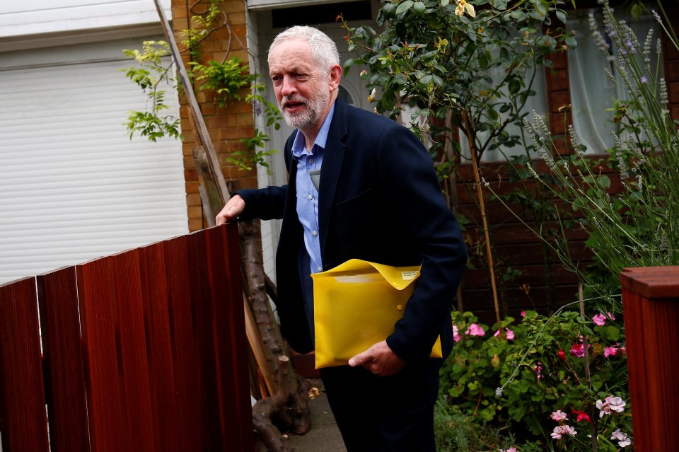 She is taking on Jeremy Corbyn, who has said he will face down any challenge