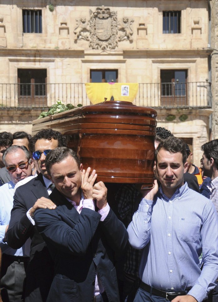 Funeral of Spanish bullfighter Victor Barrio