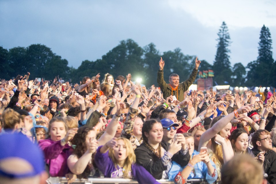 Crowds flocked to the music festival with police issuing warnings for people to be on their guard and not take drugs