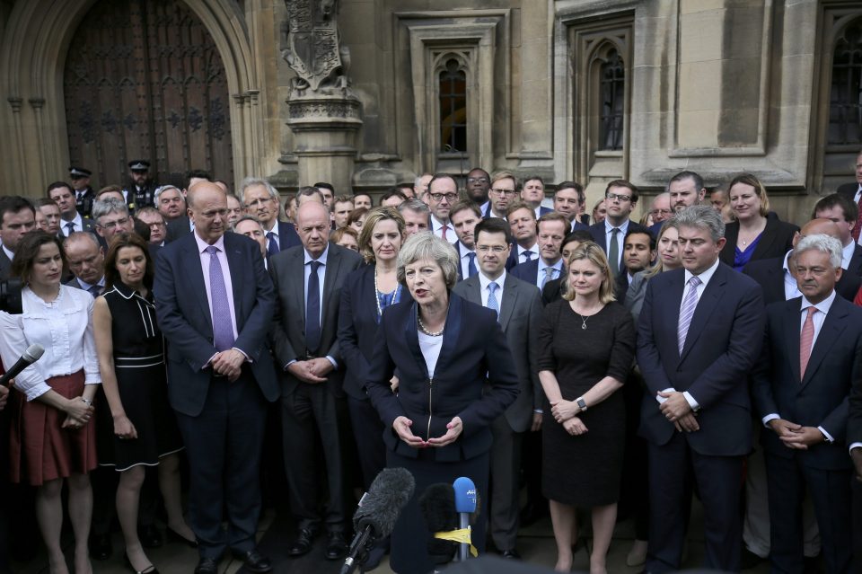 May said she felt humbled by the decision to allow her to take on the Prime Ministership of the country and leader of the Conservative Party