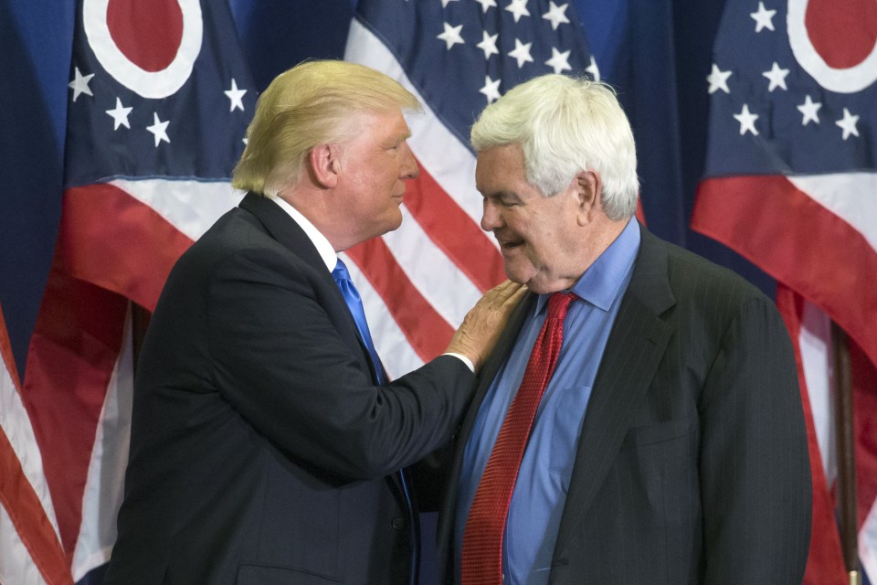 Donald Trump and Newt Gingrich