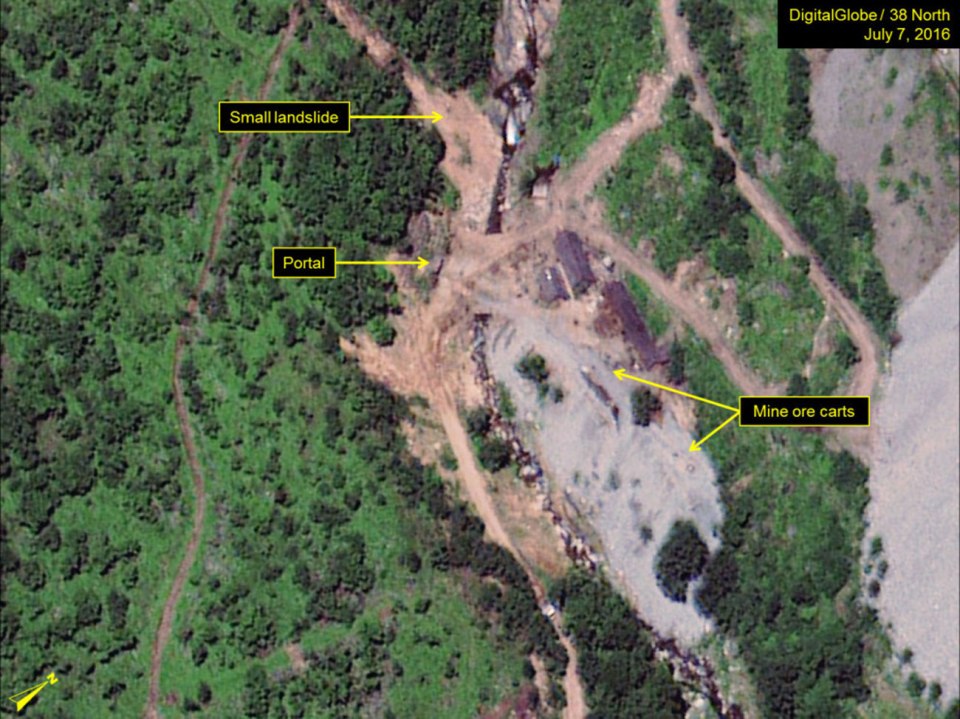 The West Portal: More iron ore carts suggest tunnel work at the site's western entrance