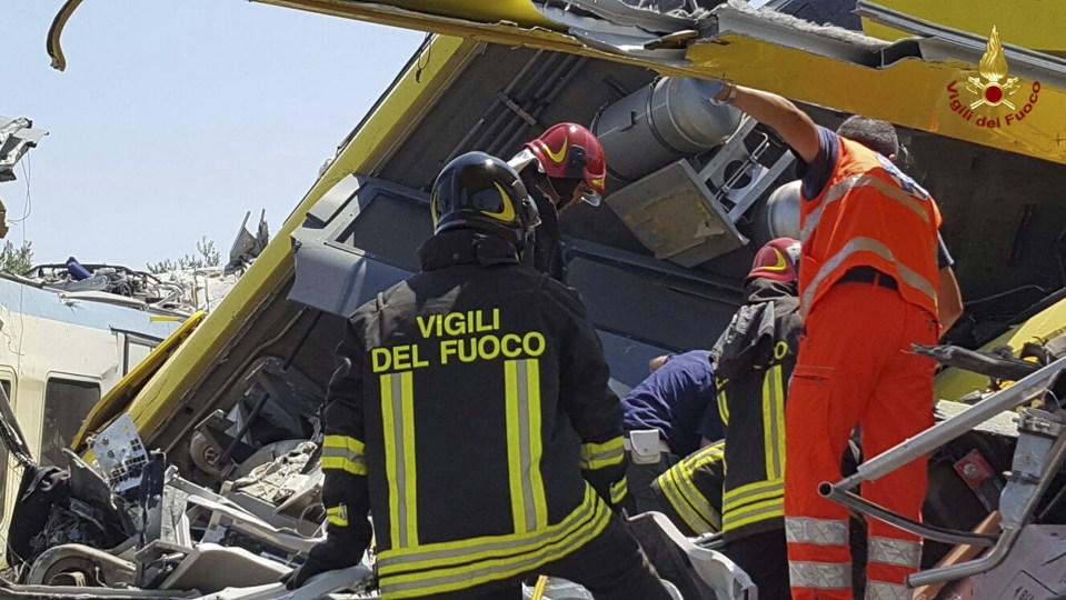 Rescuers are working at the scene to try and rescue those still trapped