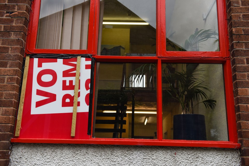 Angela Eagle constituency office window