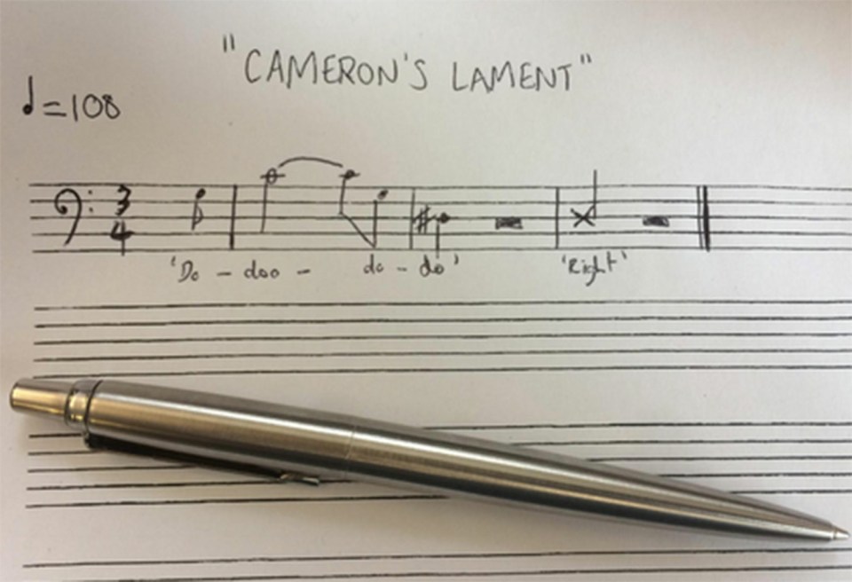 Classic FM David Cameron humming
