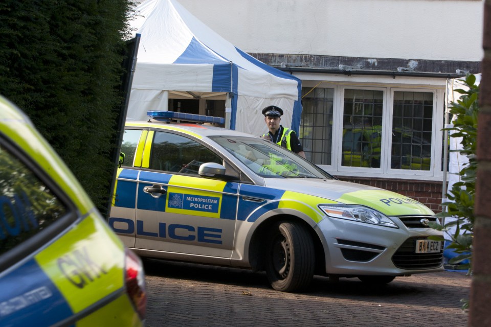 Police searched the entire property with a fine tooth comb