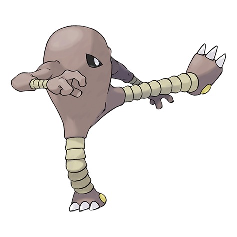 HITMONLEE & HITMONCHAN,106 & 107, Fighting. Tributes to Bruce Lee and Jackie Chan.