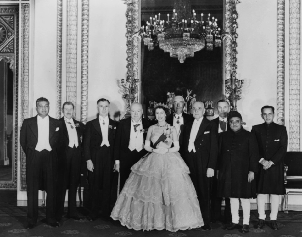 Queen Elizabeth II And Winston Churchill
