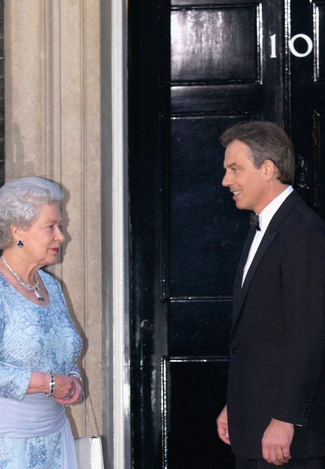 Tony Blair Outside 10 Downing Street