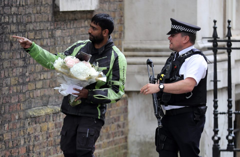 Downing Street flowers