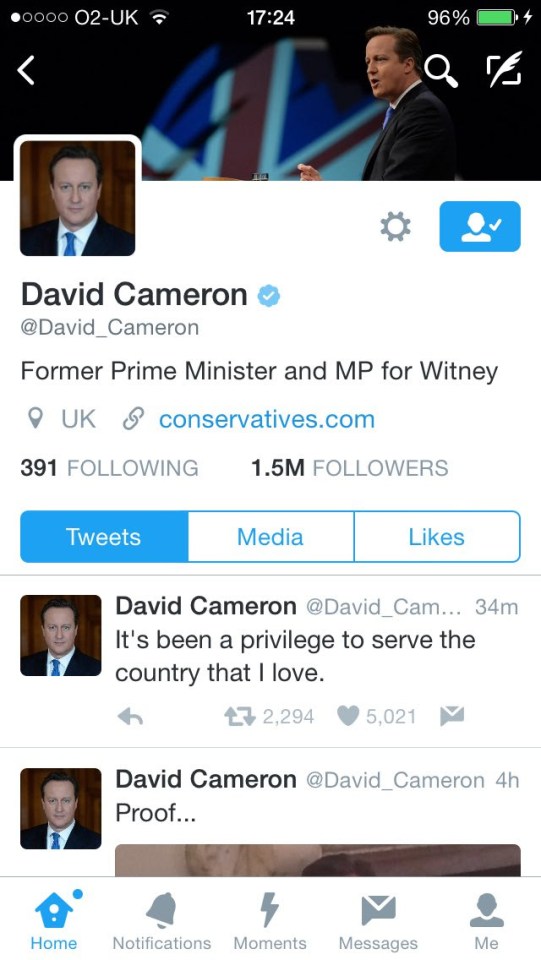 David Cameron